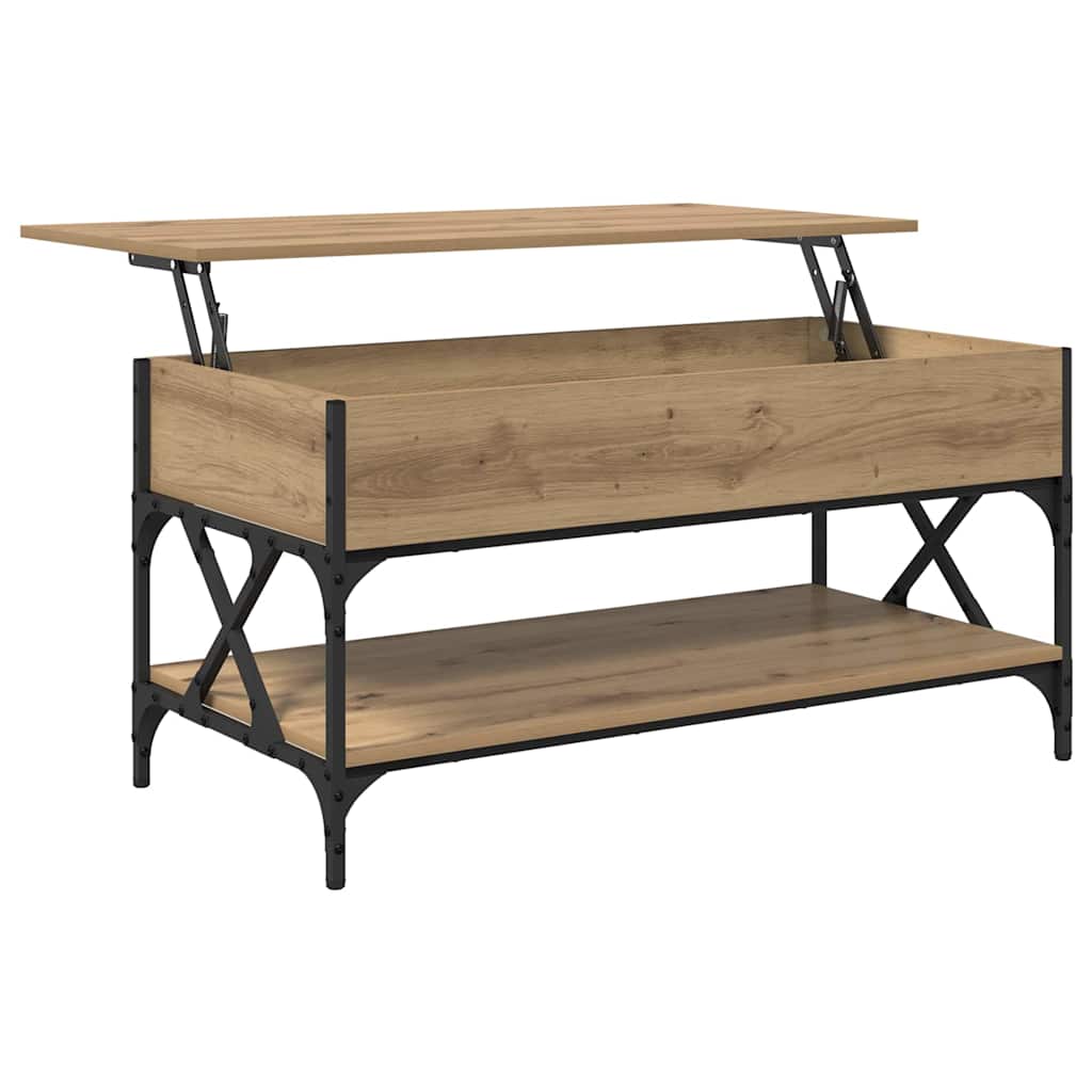 Kaffebord Artisan Eik 100 x 50 x 50 cm Konstruert tre