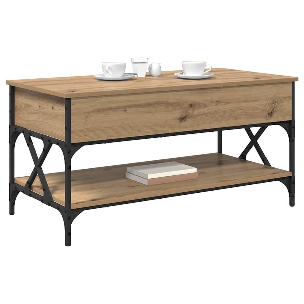 Kaffebord Artisan Eik 100 x 50 x 50 cm Konstruert tre