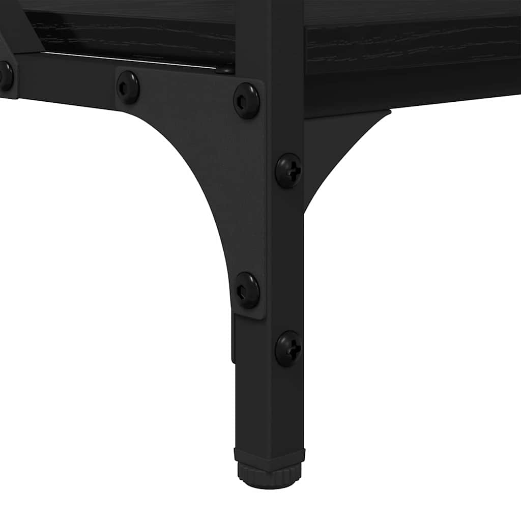 Kaffebord Svart Eik 100 x 50 x 50 cm Konstruert tre