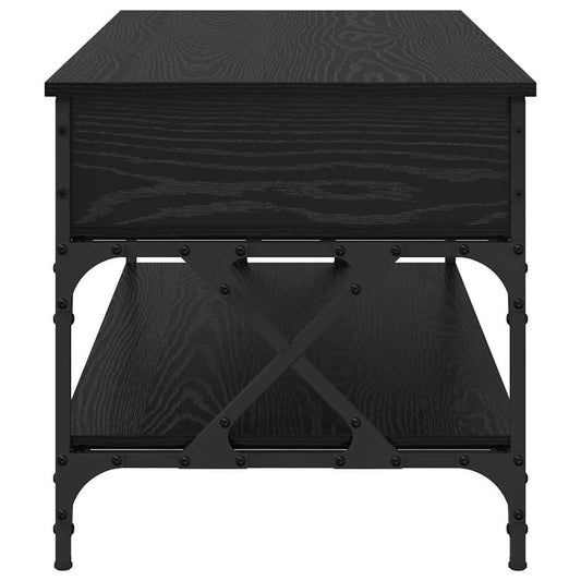 Kaffebord Svart Eik 100 x 50 x 50 cm Konstruert tre