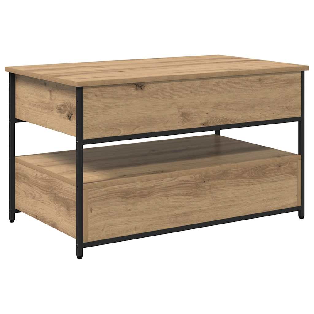 Kaffebord med skuff Artisan Eik 85 x 50 x 50 cm Konstruert tre