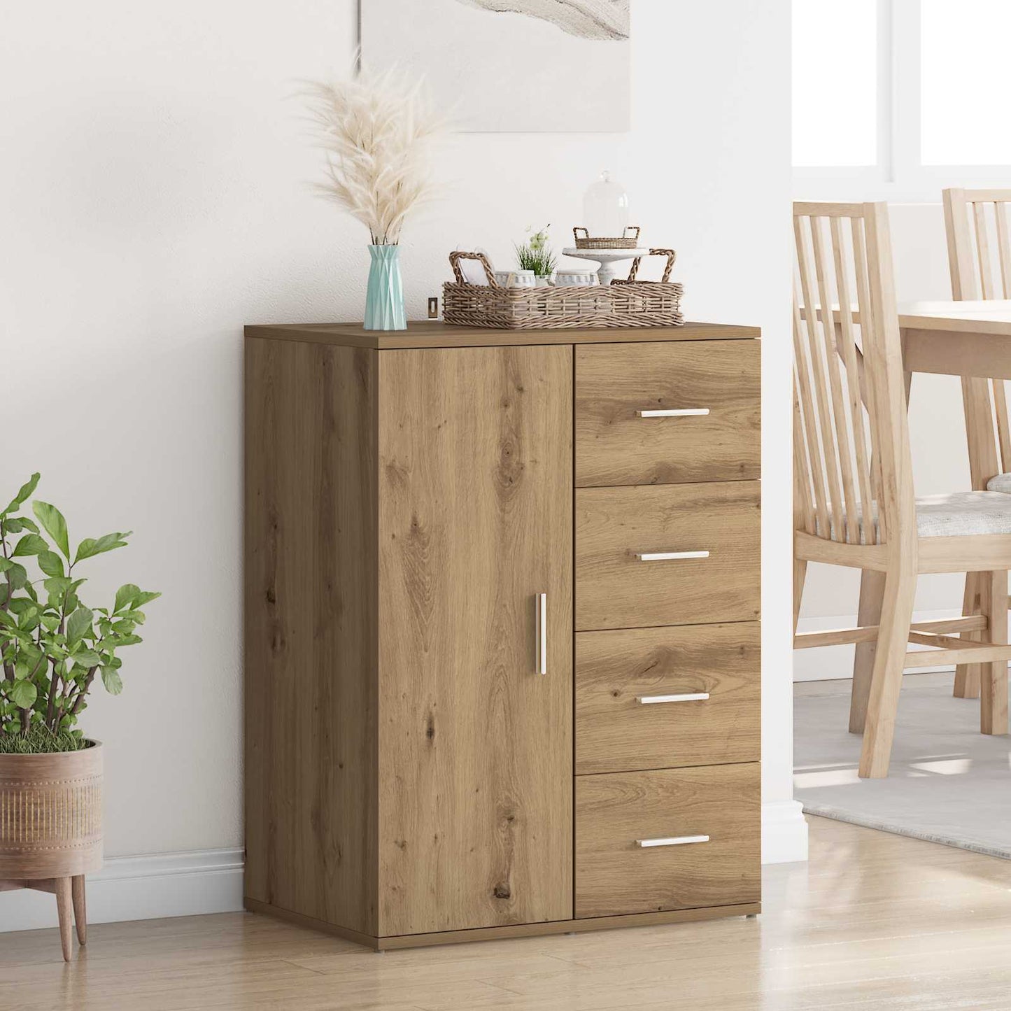 Serviesskap Artisan Eik 59 x 39 x 80 cm Konstruert tre