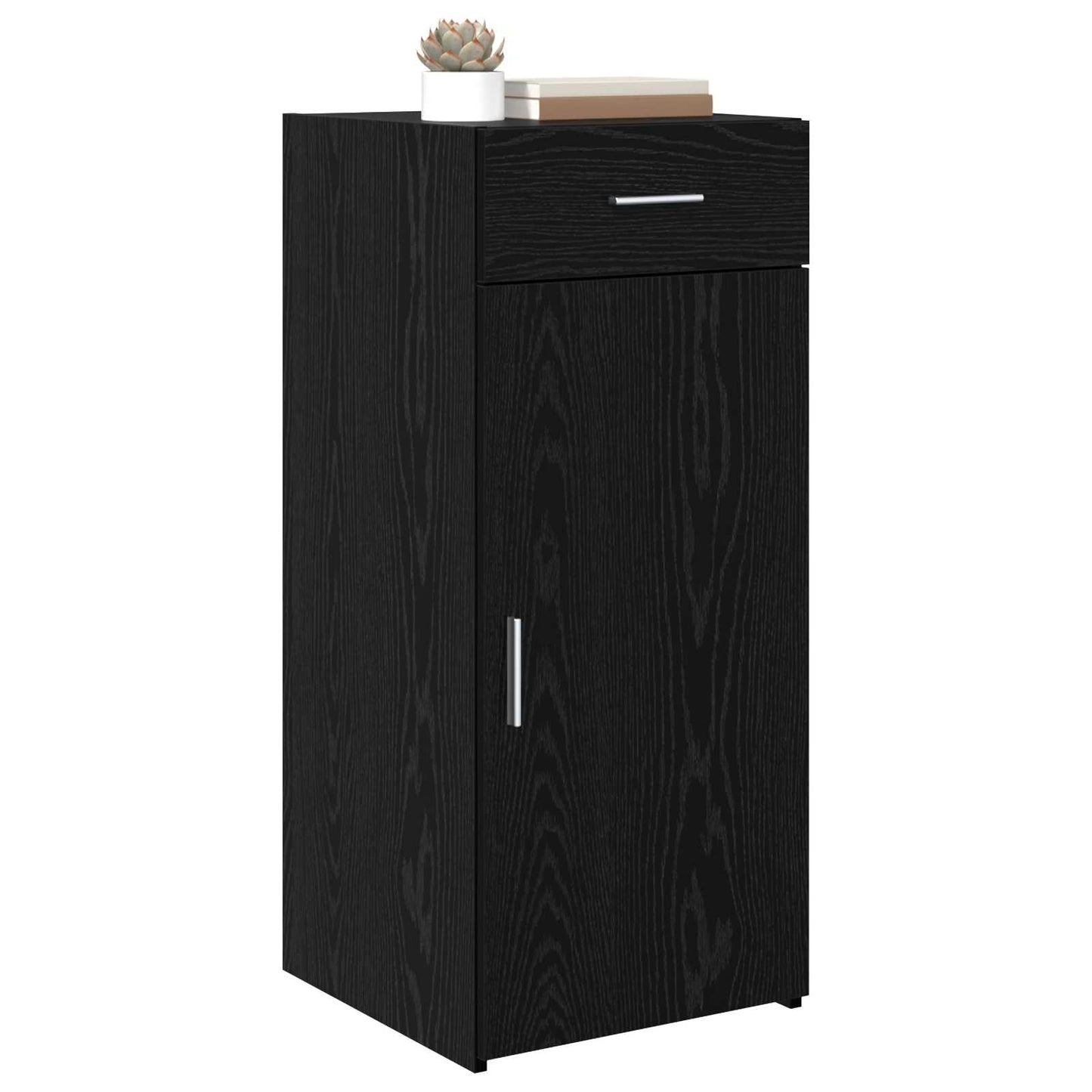 Oppbevaringsskap Svart Eik 40 x 42,5 x 93 cm Konstruert tre