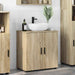 Baderomsskap Sonoma eik 61 x 35 x 64 cm Konstruert tre & Metall