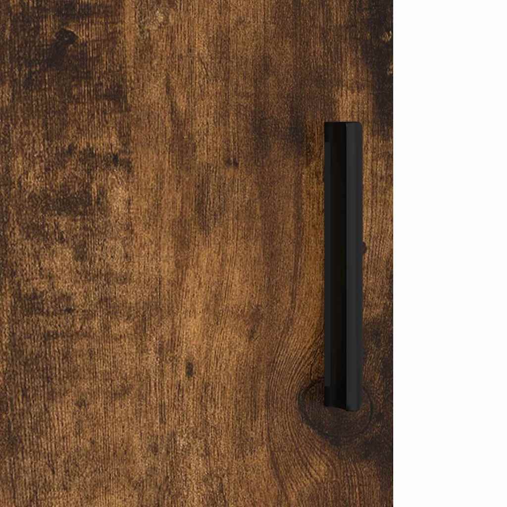 Baderomsskap Røkt eik 61 x 35 x 64 cm Konstruert tre & Metall
