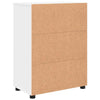 Baderomsskap med hylle Hvit 60 x 35 x 80 cm Konstruert tre
