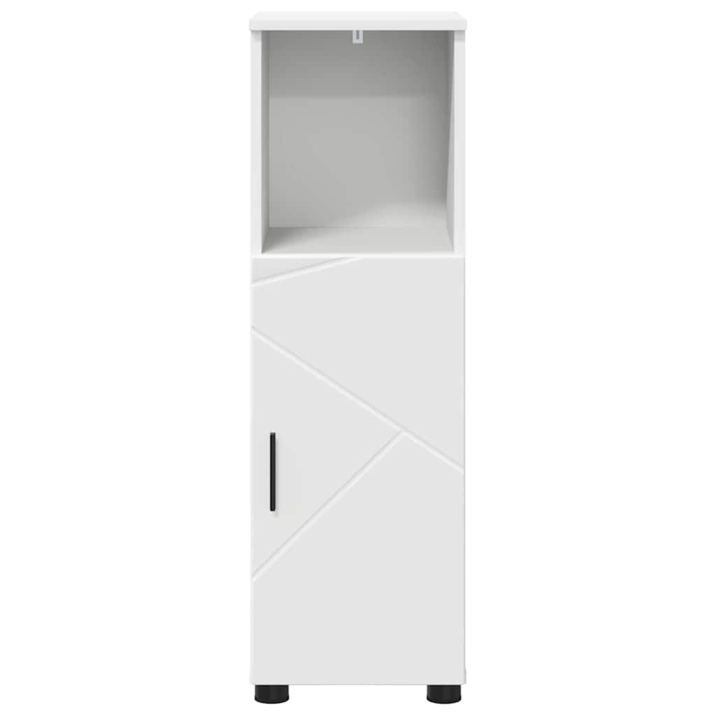 Baderomsskap Hvit 30 x 35 x 95 cm Konstruert tre & Metall