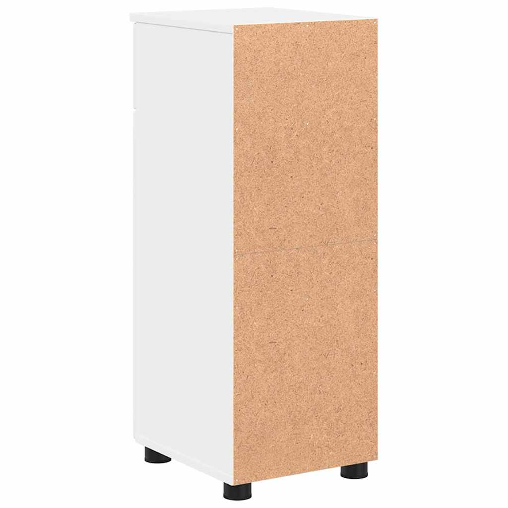Baderomsskap Hvit 30 x 35 x 80 cm Konstruert tre & Metall