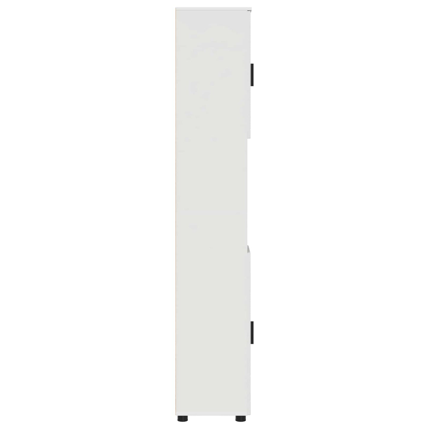 Baderomsskap Hvit 30 x 35 x 192 cm Konstruert tre & Metall