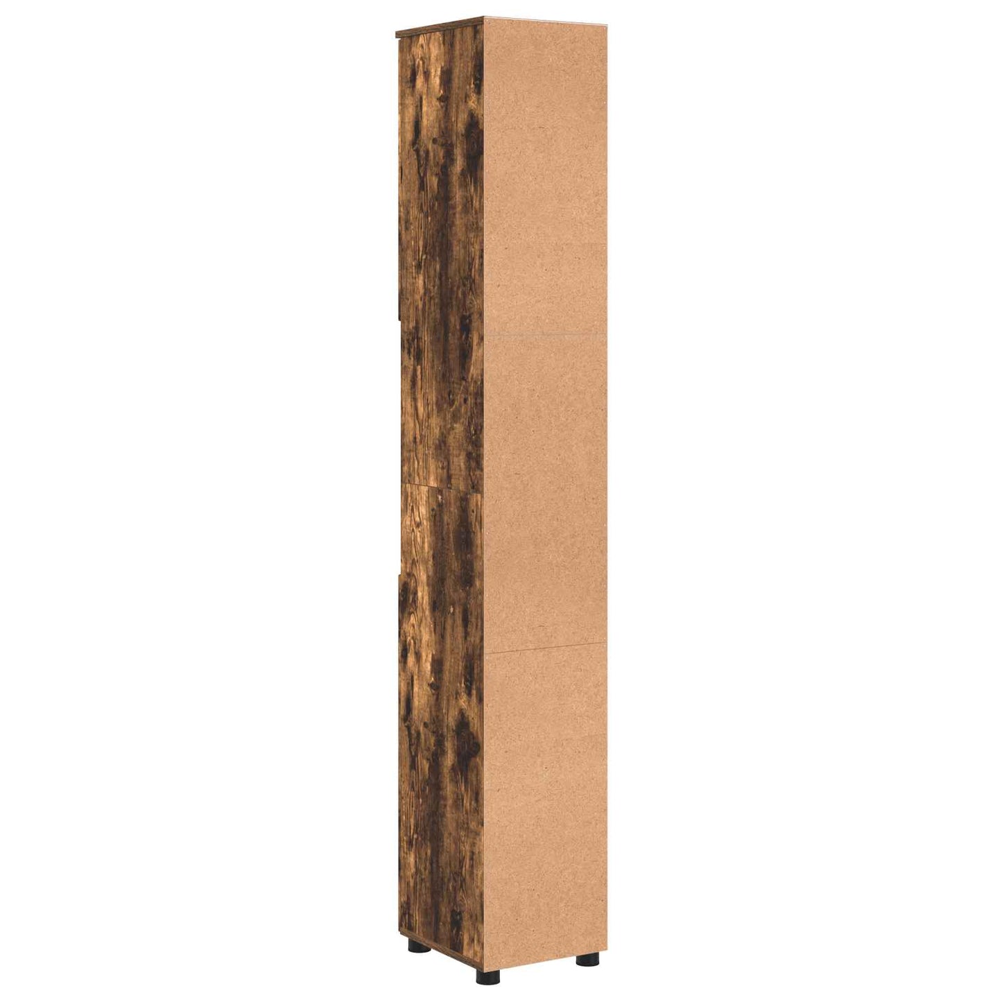 Baderomsskap Røkt eik 30 x 35 x 192 cm Konstruert tre, Metall