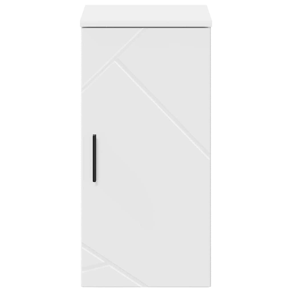 Baderomsskap Hvit 30 x 31,5 x 61 cm Konstruert tre & Metall