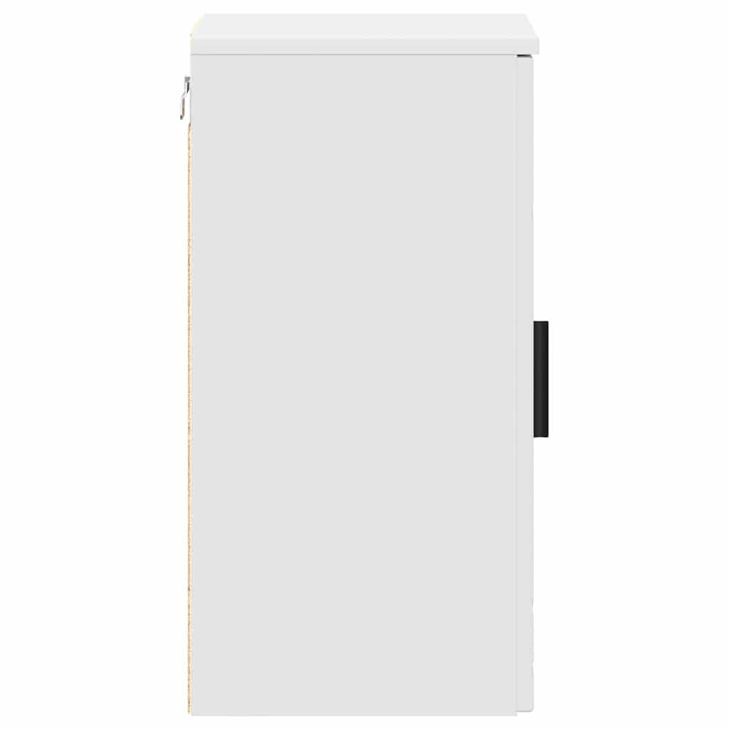 Baderomsskap Hvit 30 x 31,5 x 61 cm Konstruert tre & Metall