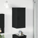 Baderomsskap Svart 30 x 31,5 x 61 cm Konstruert tre & Metall