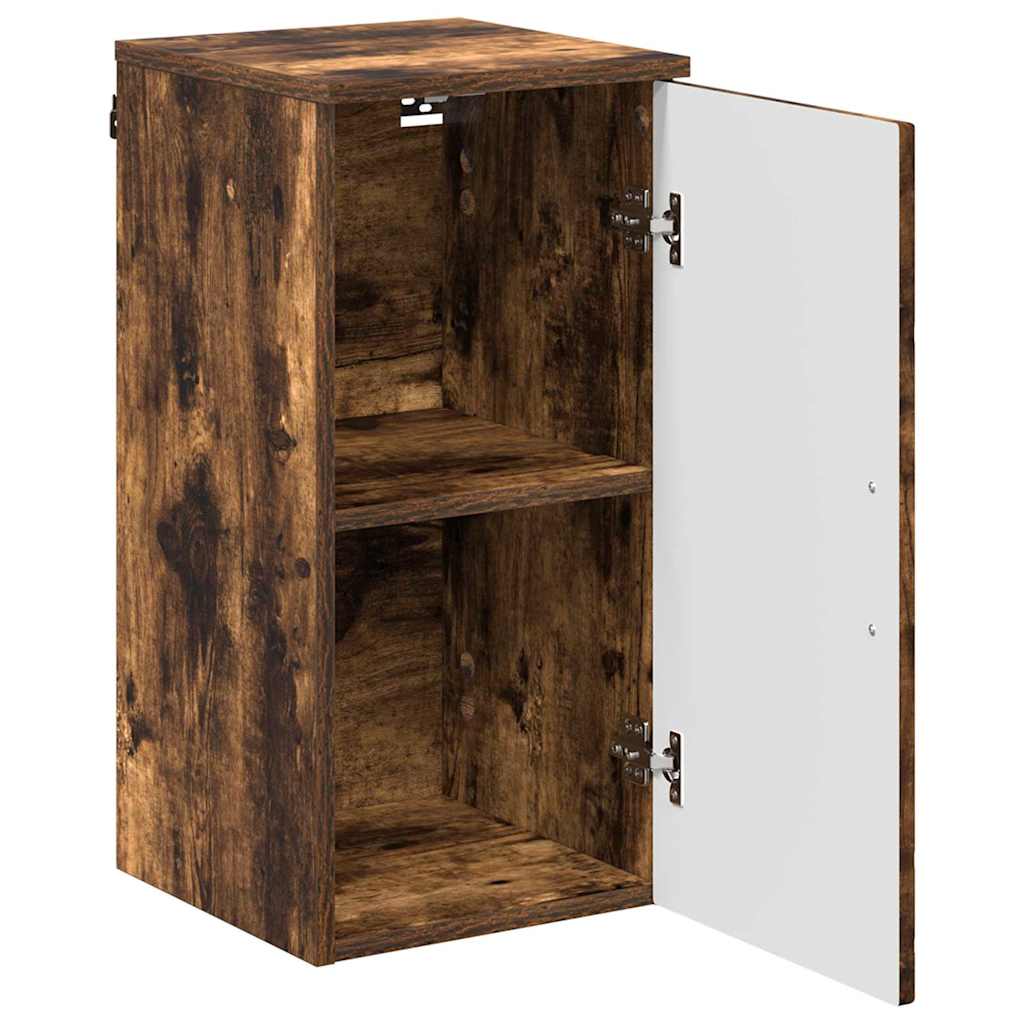 Baderomsskap Røkt eik 30 x 31,5 x 61 cm Konstruert tre & Metall
