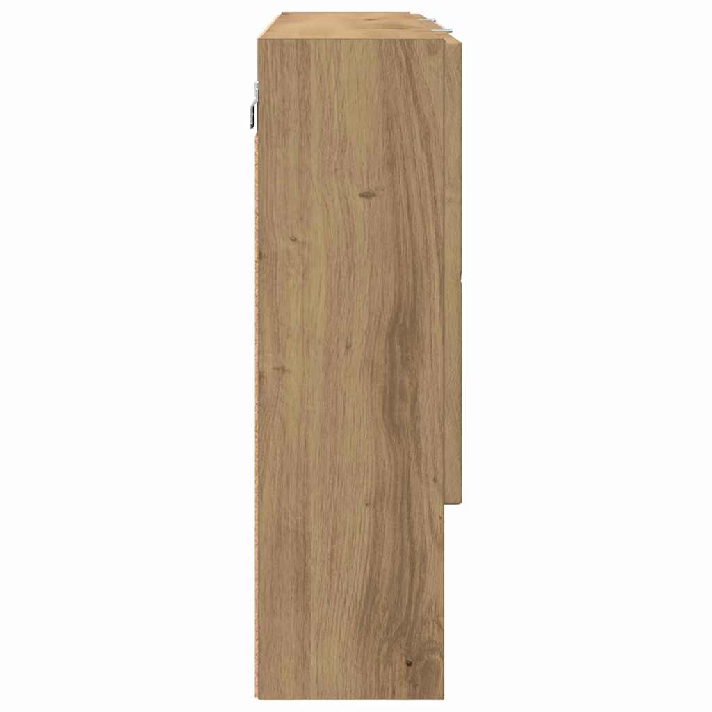 Speilskap med dør Artisan Eik 80 x 17 x 55 cm Konstruert tre