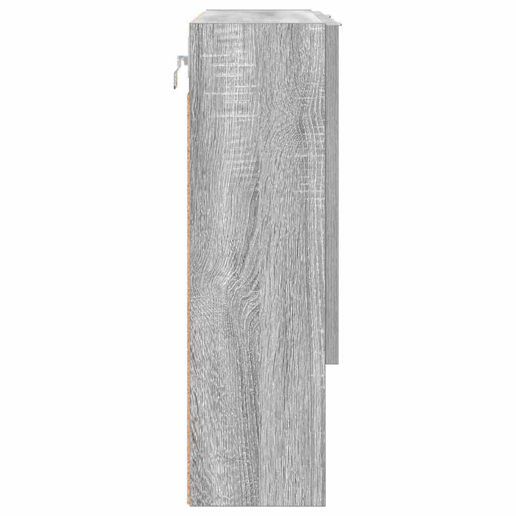 Speilskap Grå Sonoma 59 x 17 x 55 cm Konstruert tre