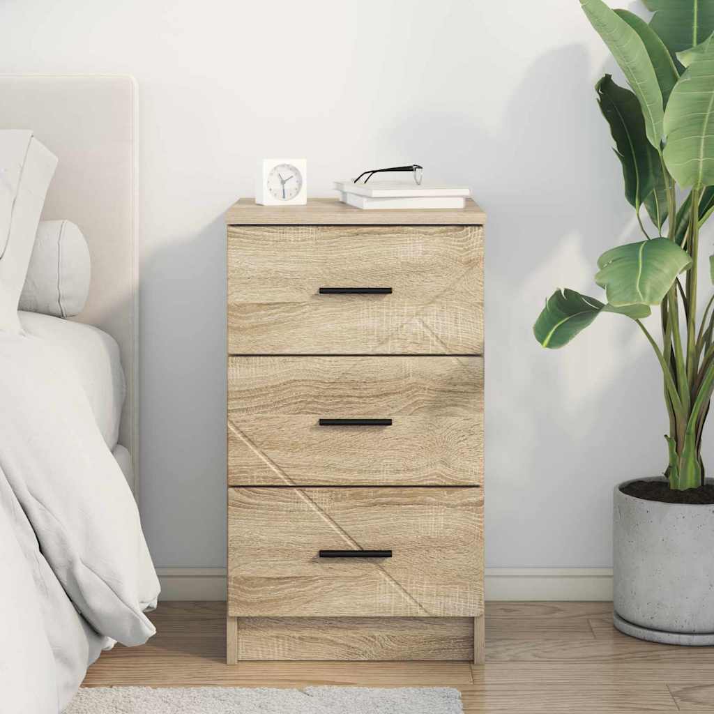 Nattbordskap Sonoma eik 38 x 38 x 66 cm Konstruert tre