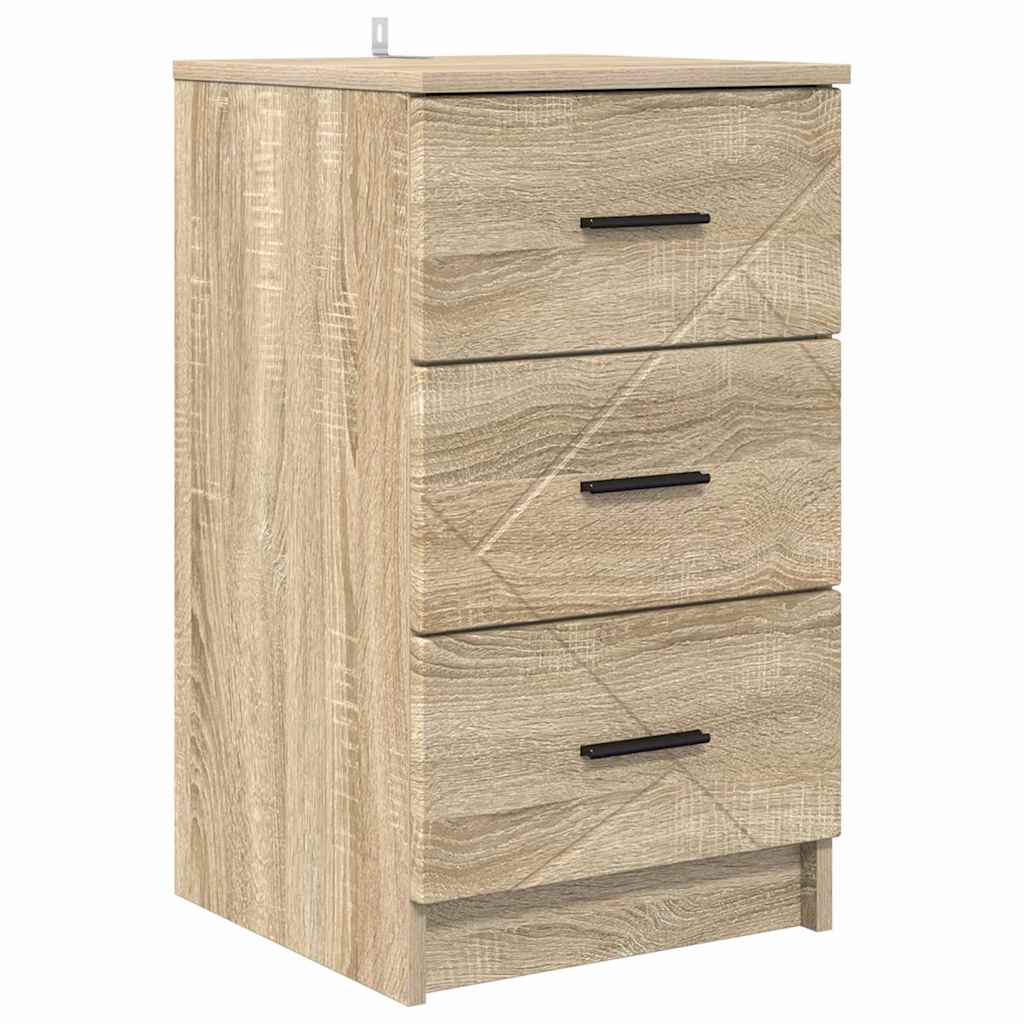 Nattbordskap Sonoma eik 38 x 38 x 66 cm Konstruert tre