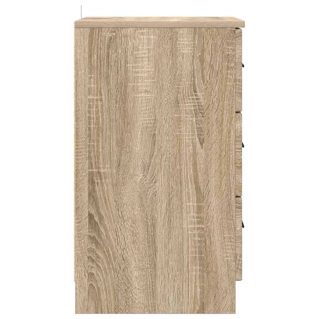 Nattbordskap Sonoma eik 38 x 38 x 66 cm Konstruert tre