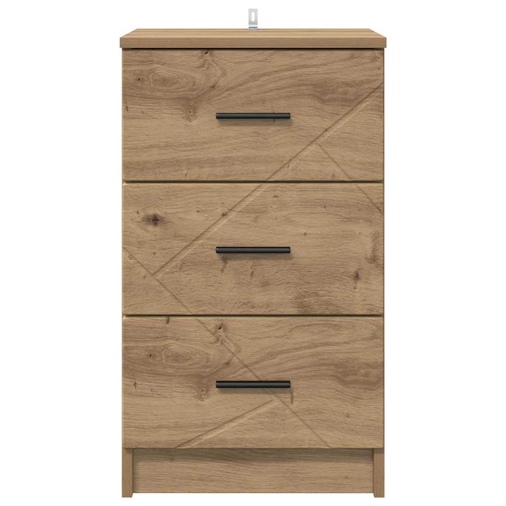 Nattbordskap artisan eik 38 x 38 x 66 cm Konstruert tre