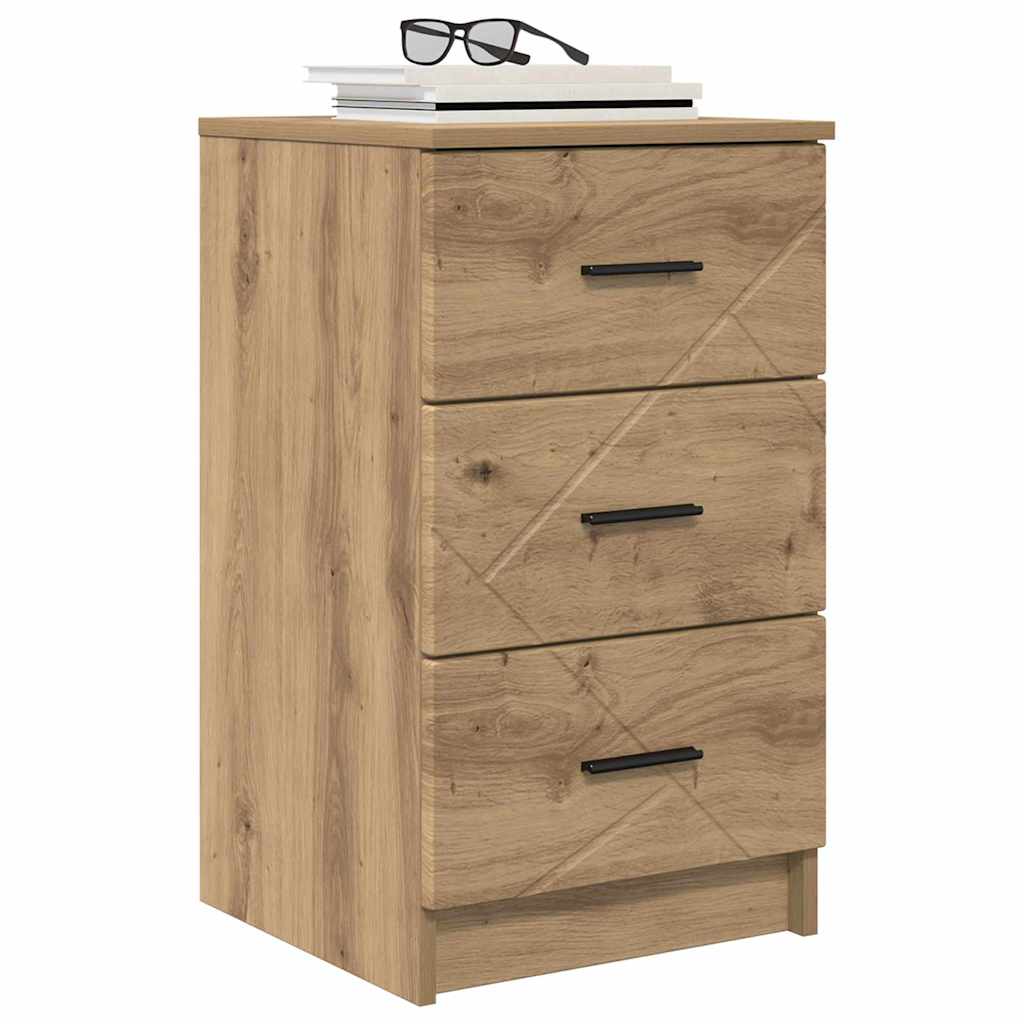 Nattbordskap artisan eik 38 x 38 x 66 cm Konstruert tre