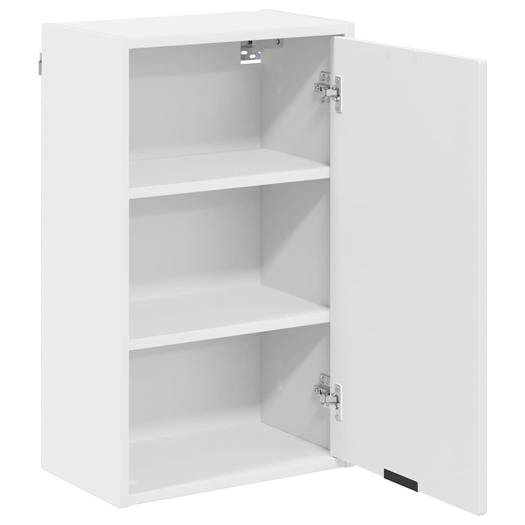 Baderomsskap Hvit 39 x 23,5 x 65 cm Konstruert tre, Metall
