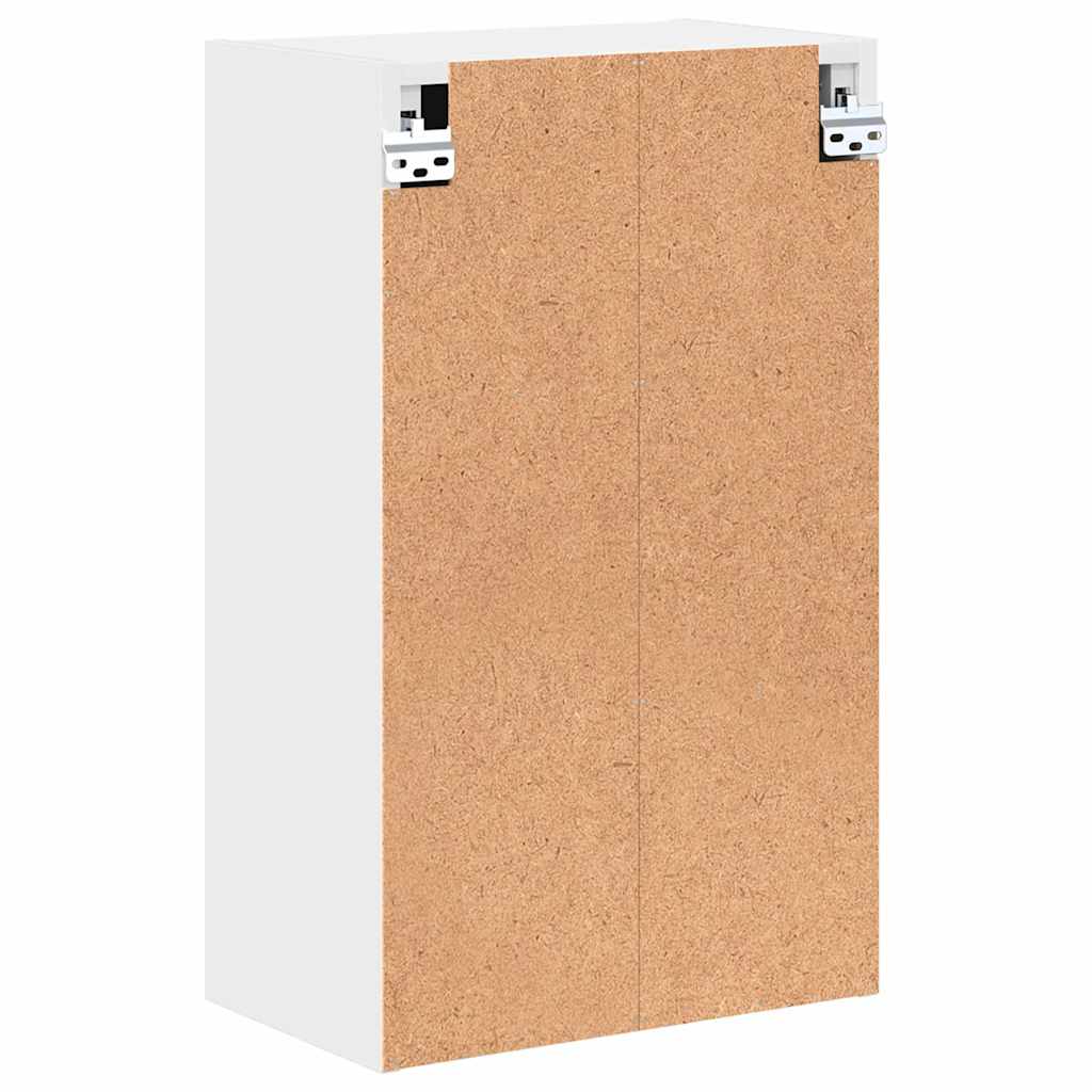 Baderomsskap Hvit 39 x 23,5 x 65 cm Konstruert tre, Metall