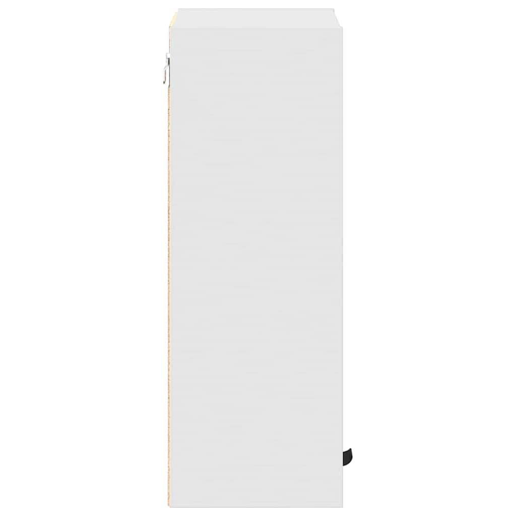 Baderomsskap Hvit 39 x 23,5 x 65 cm Konstruert tre, Metall