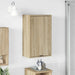 Baderomsskap Veggmontert med dør Sonoma eik 39 x 23,5 x 65 cm