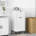 Baderomsskap Hvit 39,5 x 36 x 88 cm Konstruert tre & Metall