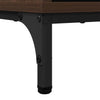 Baderomsskap med dør brun eik 39.5 x 36 x 88 cm Konstruert tre