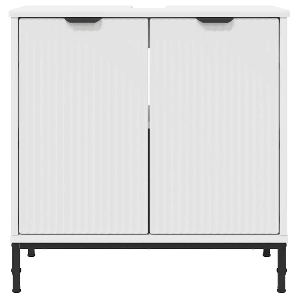 Baderomsvaskeskap Hvit 60,5 x 33,5 x 61 cm Konstruert tre