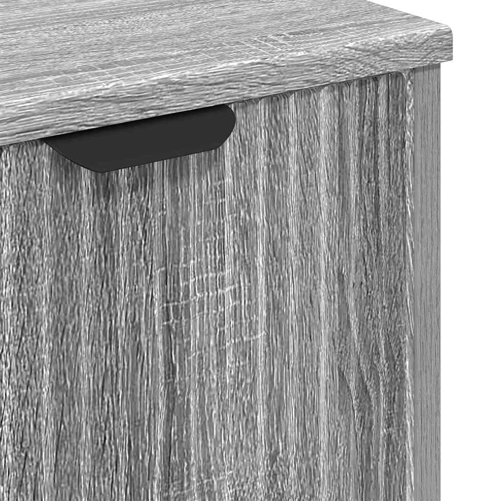 Baderomsvaskeskap Grå Sonoma 60,5 x 33,5 x 61 cm Konstruert tre