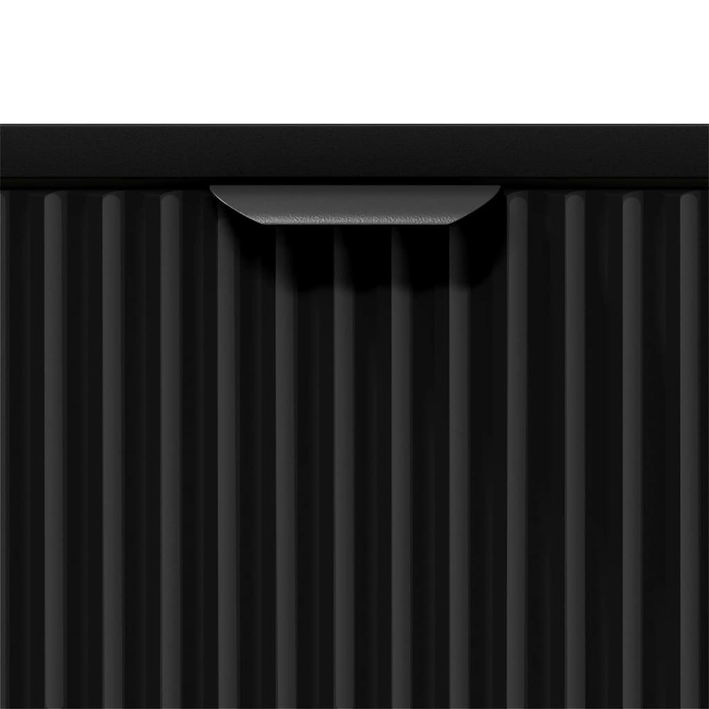 Serviesskap Svart 69,5 x 33 x 82 cm Konstruert tre
