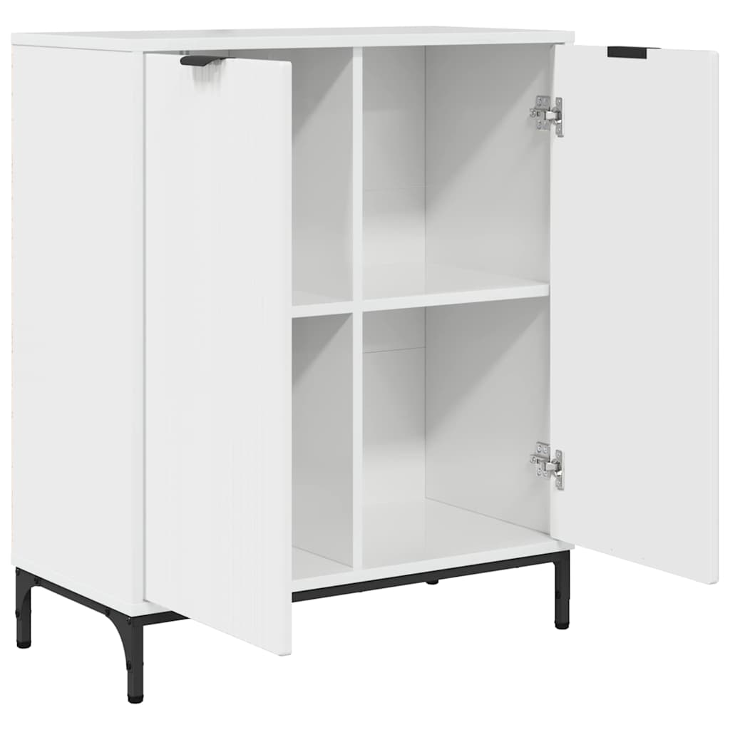 Serviesskap Høyglanset hvit 69,5 x 33 x 82 cm Konstruert tre