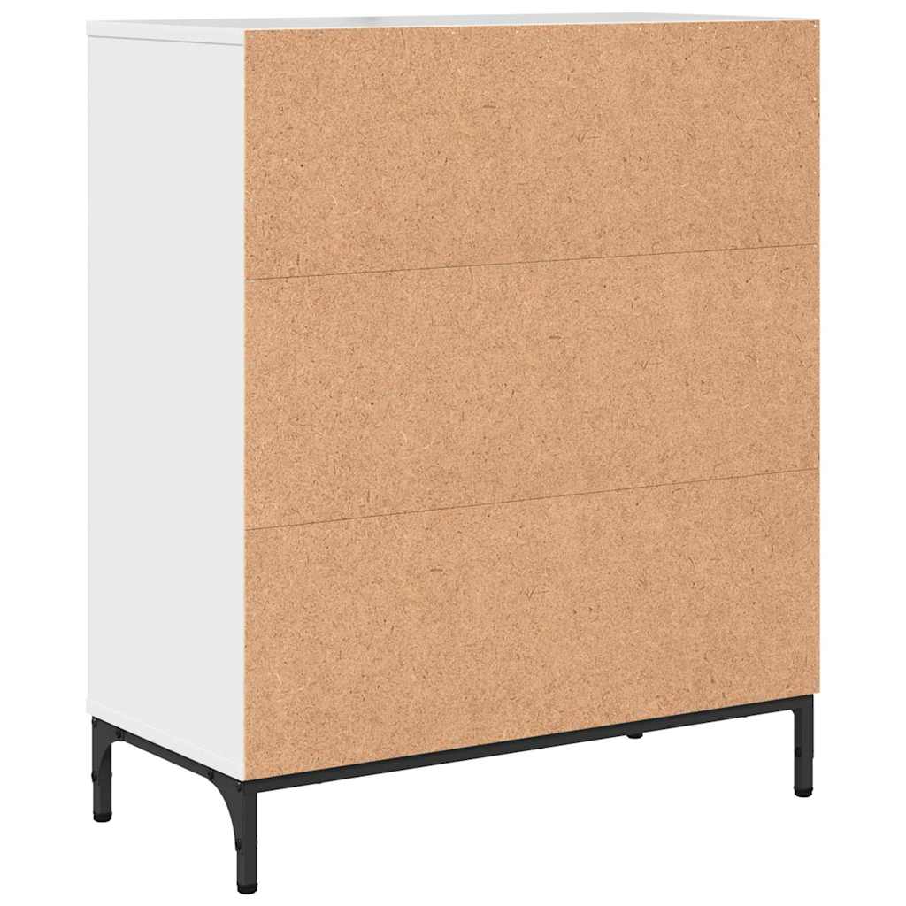 Serviesskap Høyglanset hvit 69,5 x 33 x 82 cm Konstruert tre