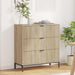Serviesskap Sonoma eik 79,5 x 33 x 82 cm Konstruert tre