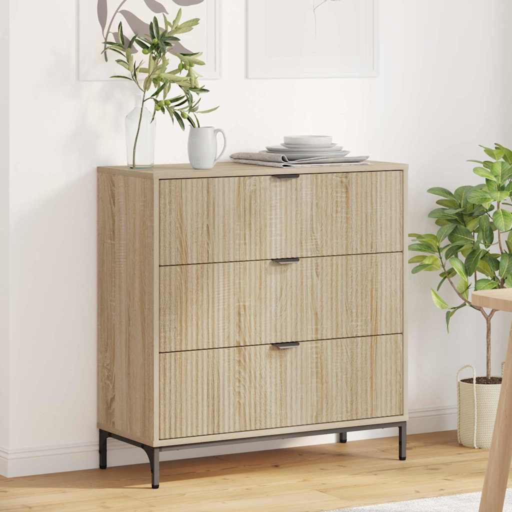 Serviesskap Sonoma eik 79,5 x 33 x 82 cm Konstruert tre