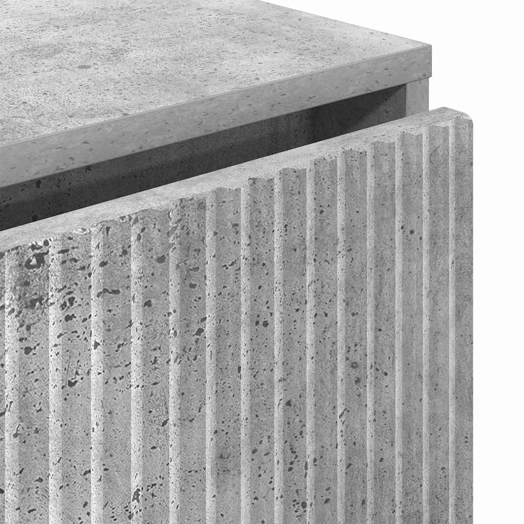 Serviesskap Betonggrå 79,5 x 33 x 82 cm Konstruert tre