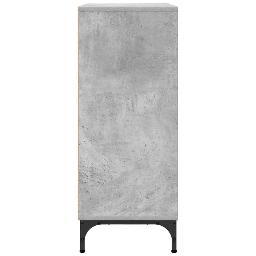 Serviesskap Betonggrå 79,5 x 33 x 82 cm Konstruert tre