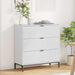 Serviesskap Høyglanset hvit 79,5 x 33 x 82 cm Konstruert tre