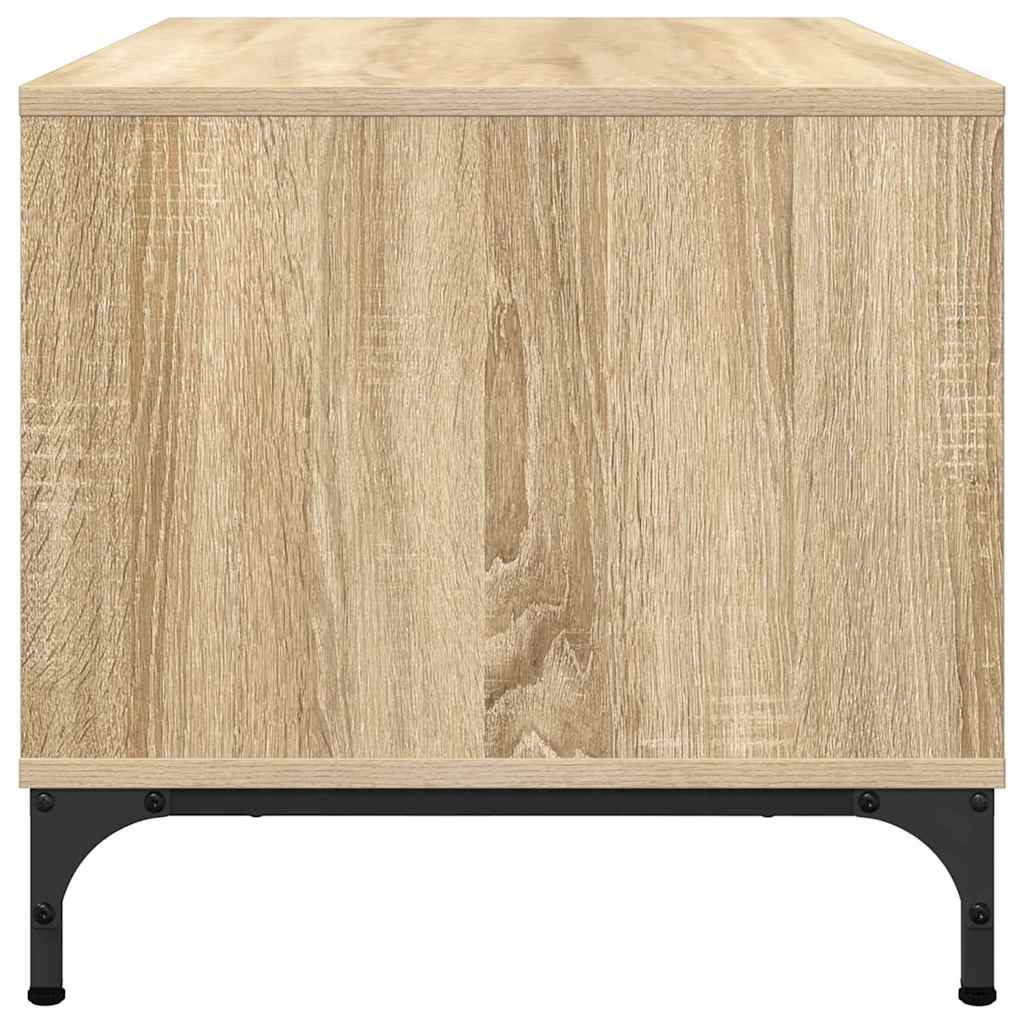 Kaffebord med skuff Sonoma eik 90 x 49 x 46 cm Konstruert tre