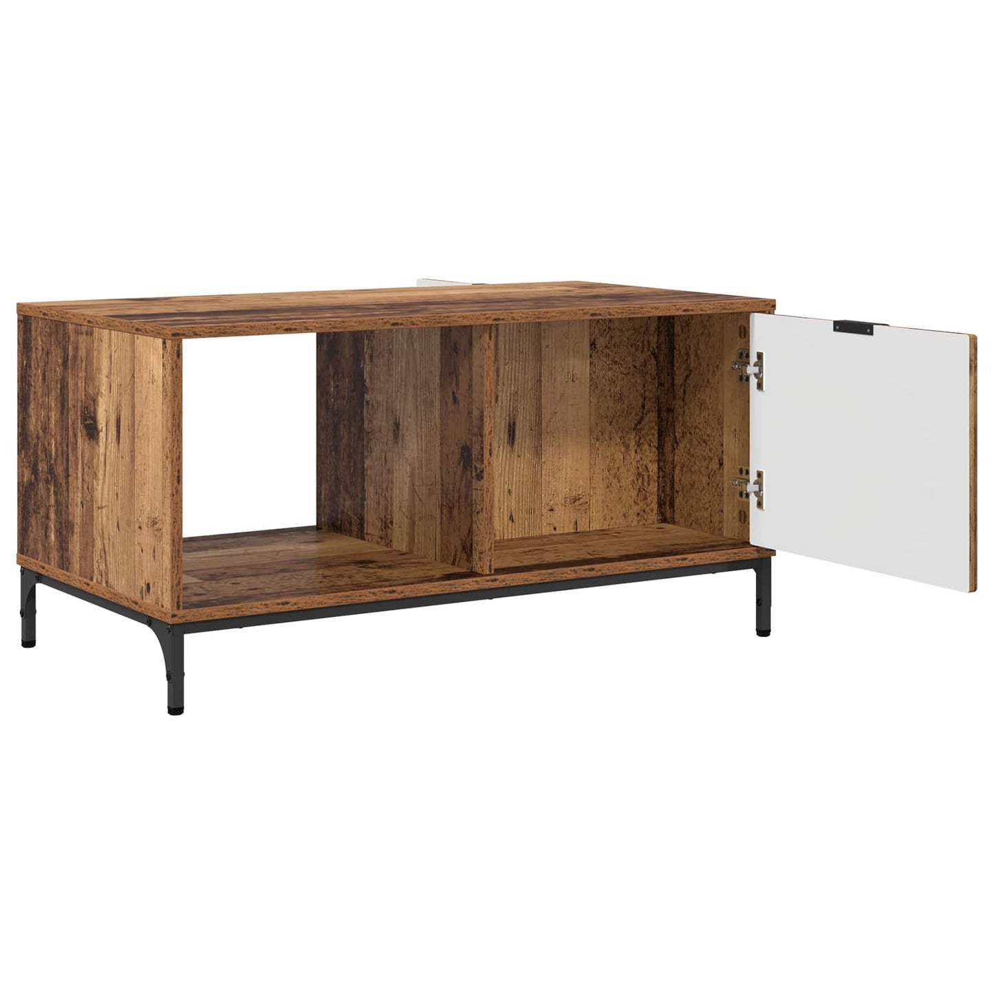 Kaffebord med skuff Gammelt tre 90 x 49 x 46 cm Konstruert tre