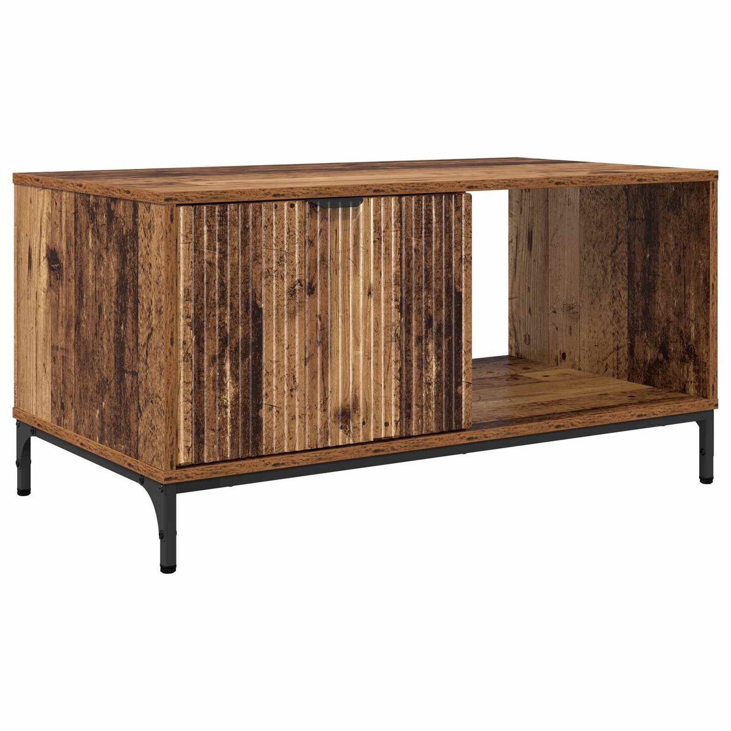 Kaffebord med skuff Gammelt tre 90 x 49 x 46 cm Konstruert tre