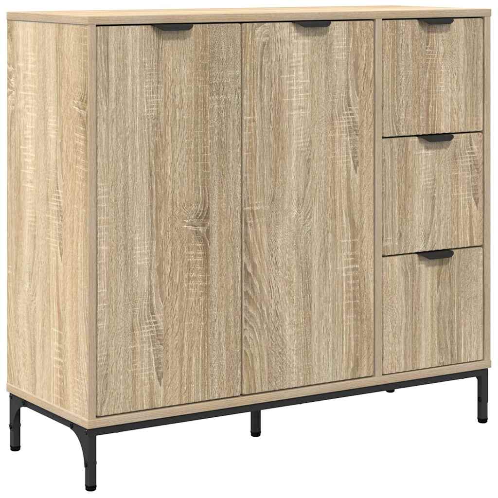 Serviesskap Sonoma eik 89,5 x 33 x 82 cm Konstruert tre
