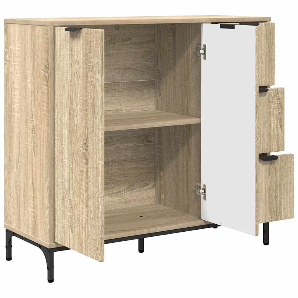 Serviesskap Sonoma eik 89,5 x 33 x 82 cm Konstruert tre