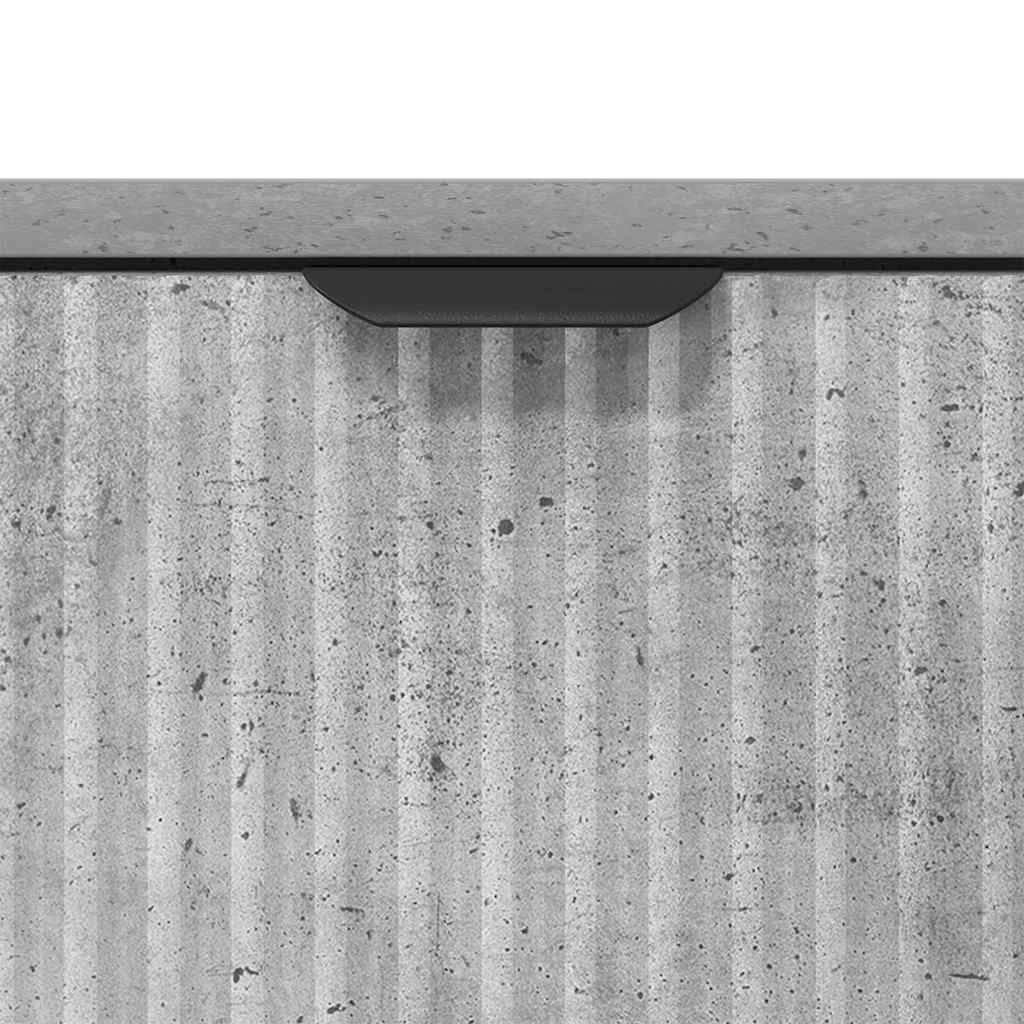Serviesskap Betonggrå 89,5 x 33 x 82 cm Konstruert tre