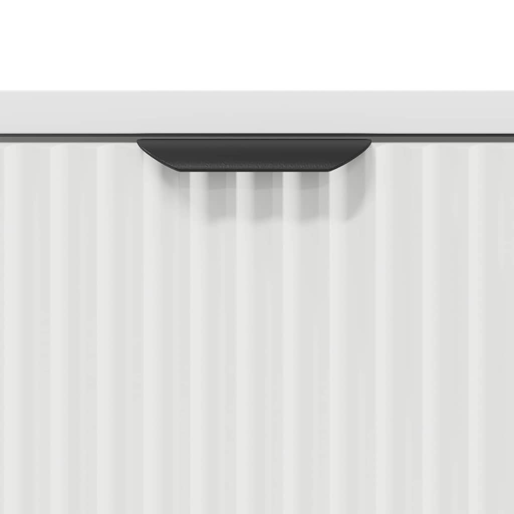 Nattbord med skuff Hvit 63,5 x 36 x 61 cm Konstruert tre