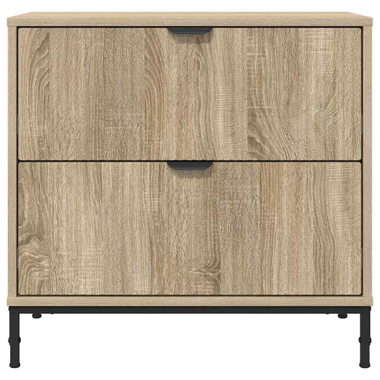 Nattbord med skuff Sonoma eik 63,5 x 36 x 61 cm Konstruert tre