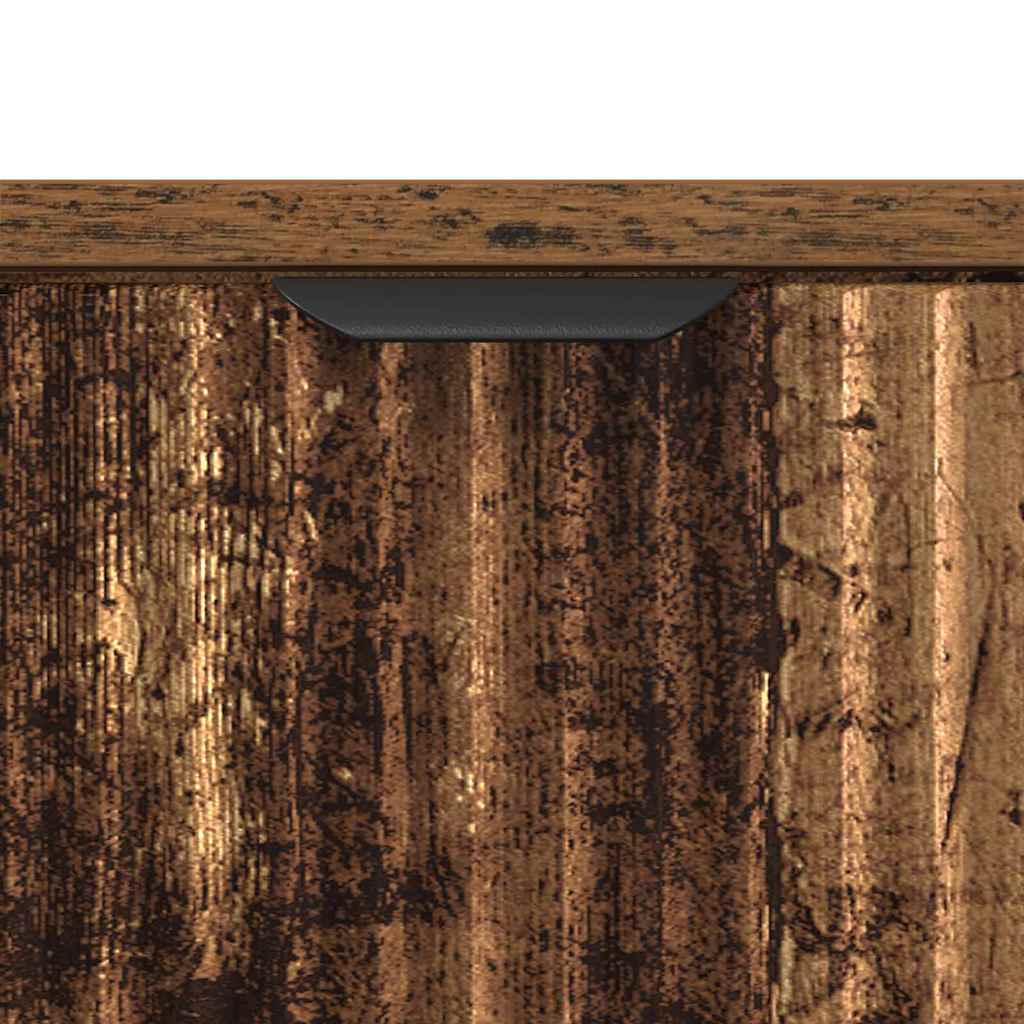 Nattbord med skuff Gammelt tre 63,5 x 36 x 61 cm Konstruert tre